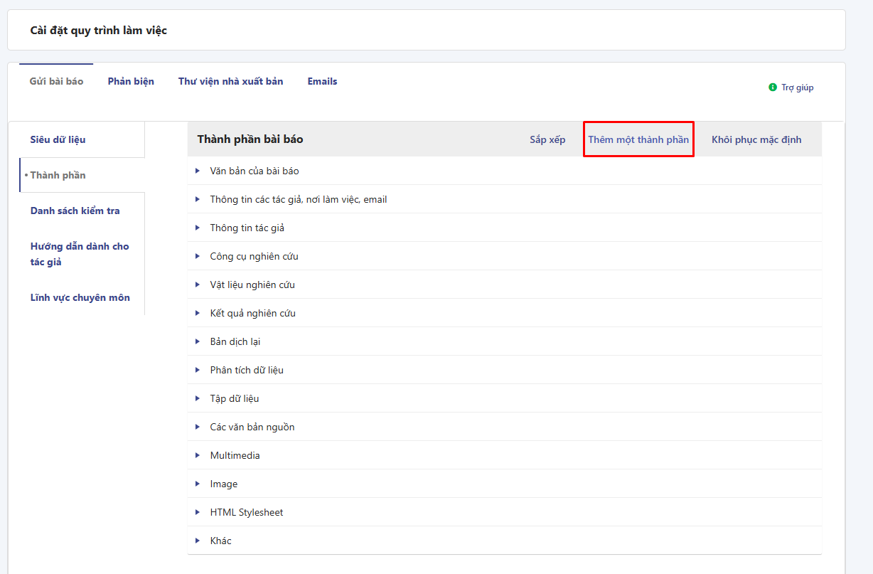 Quy trình làm việc