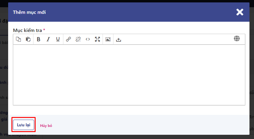 Quy trình làm việc
