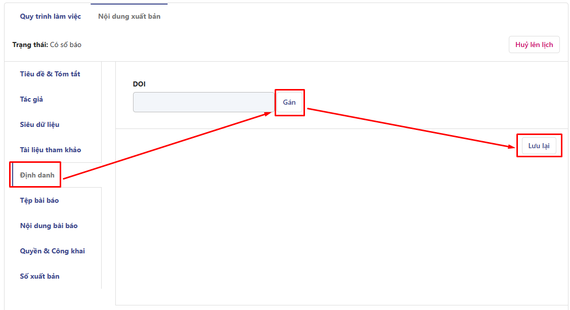 Định danh dữ liệu DOI